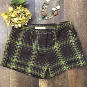 Women's plaid shorts **final price**